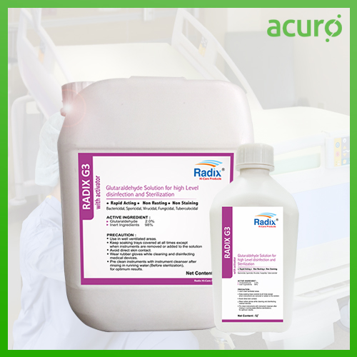 GLUTARALDEHYDE BASED DISINFECTANT WITH ACTIVATOR